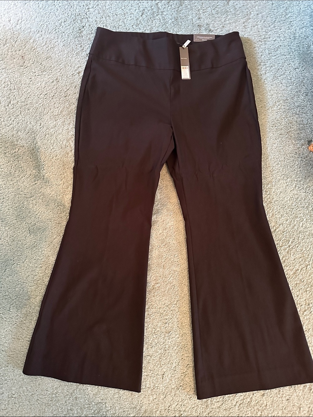 Chicos black flare Dress Pants size 2.5 petite New with tags